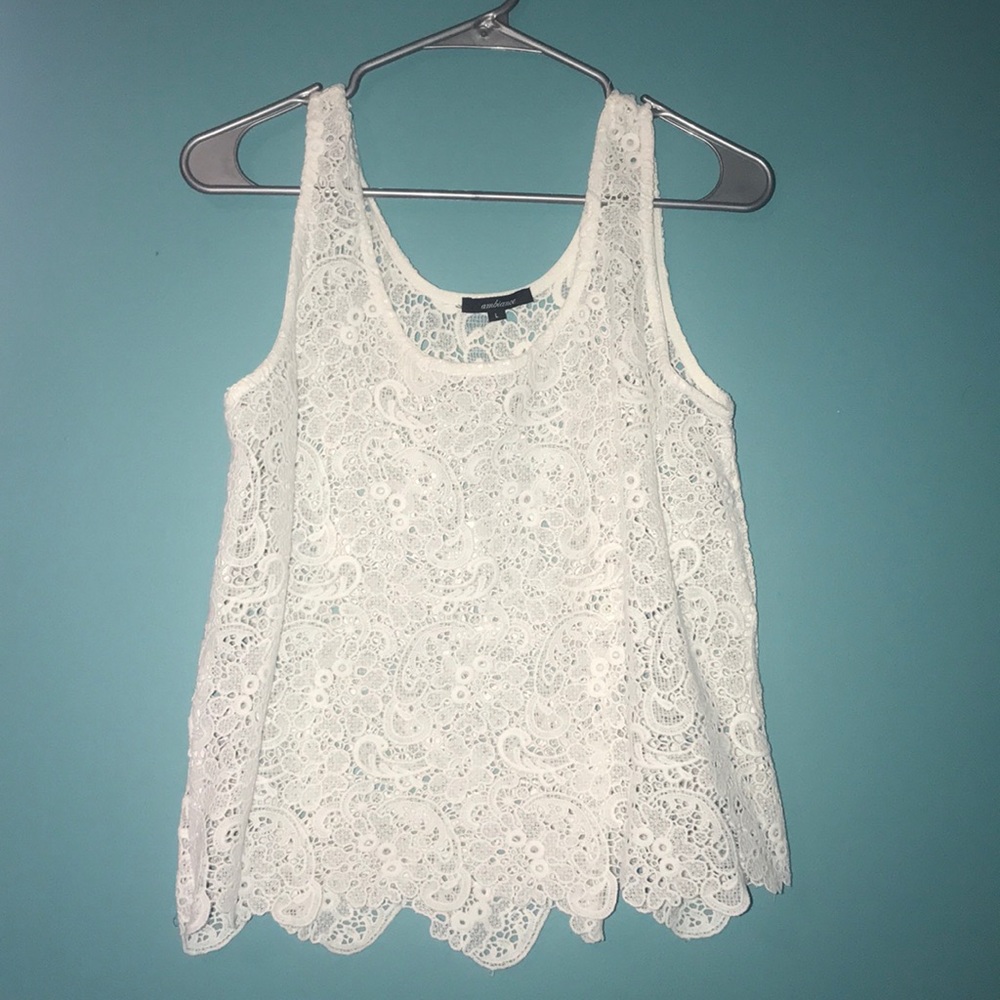 White tank top